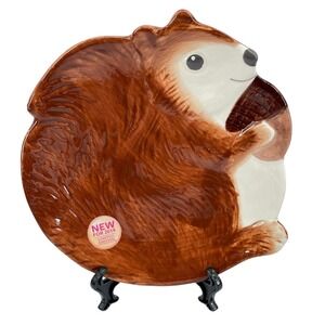 Better Homes and Gardens Heritage Collection Earthenware Squirrel Plate 2014